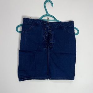 Denim Mini Skirt